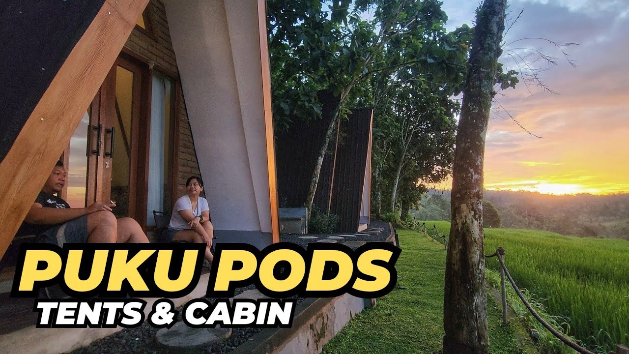 Puku Pods Tents & Cabin | Rekomendasi Glamping dengan Suasana Pedesaan dan Persawahan Jatiluwih Bali