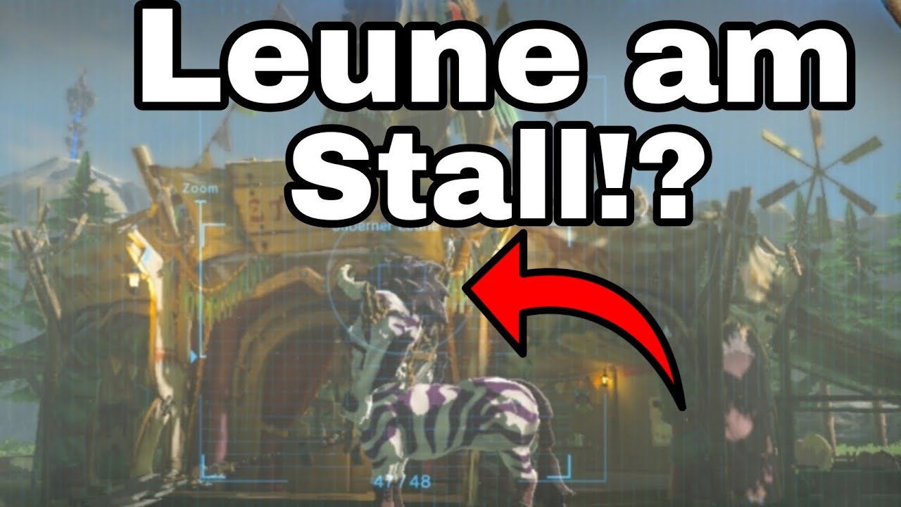 Das passiert wenn man einen Leunen zum Stall bringt [Zelda breath of the wild]
