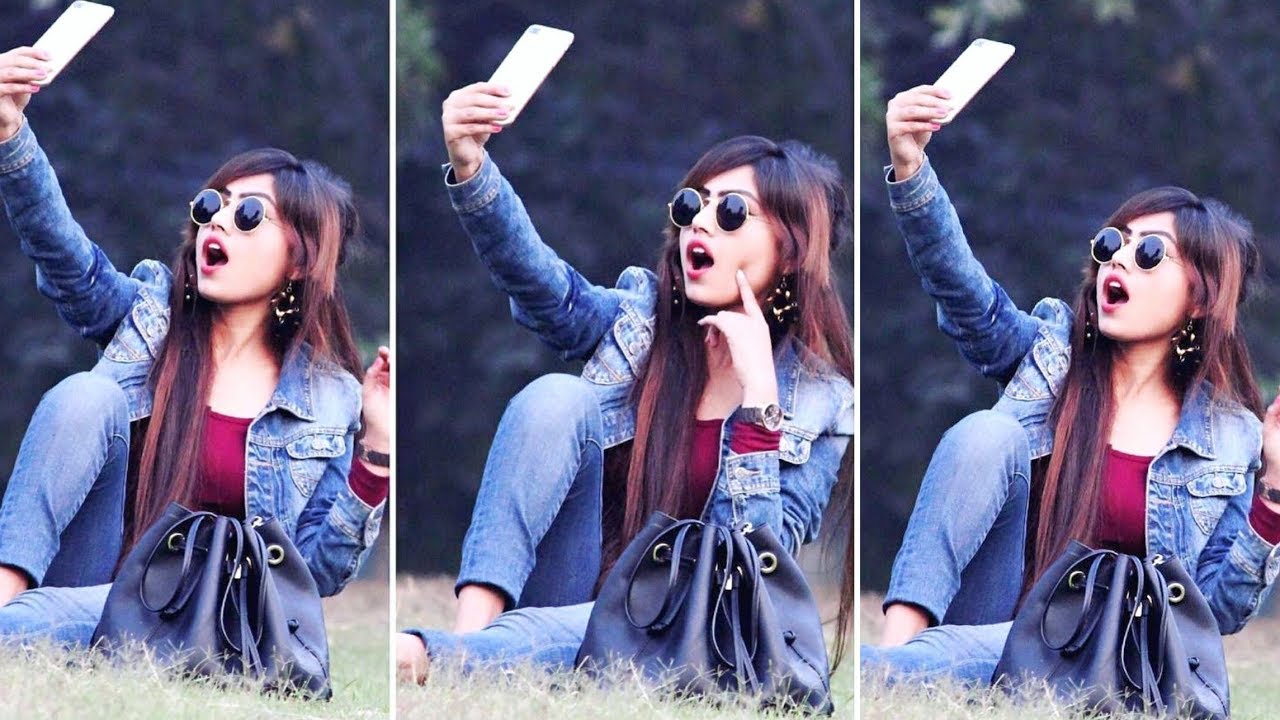 Girls cute Selfie photo Pose /Stylish photo pose for girls