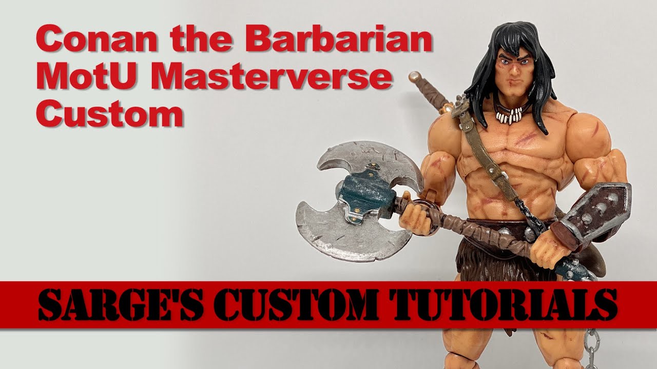 Custom Conan the Barbarian from Masters of the Universe Masterverse Savage He-Man