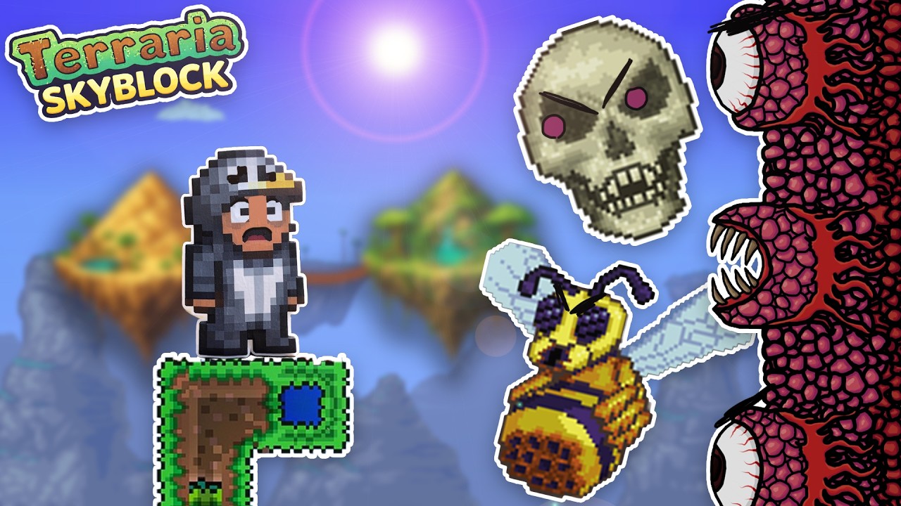 Terraria Skyblock, Now With More Bosses...