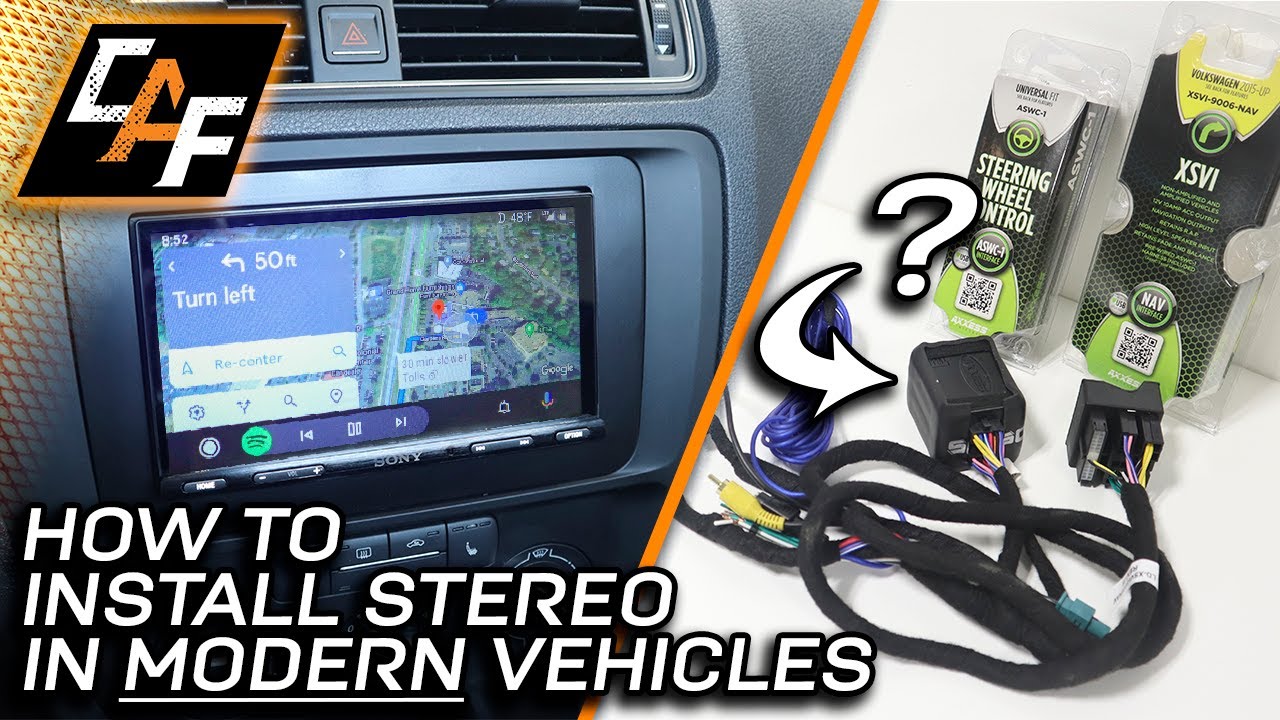 How To Install Stereo IN MODERN CARS - Keep steering controls, backup cam & ADD AFTERMARKET UPGRADES