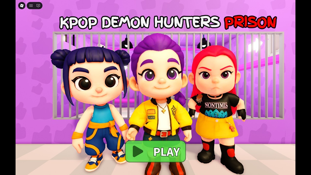 🔥 KPOP Demon Hunters Prison Run — 99 Nights to Escape the Owl Demon! 😈⛓️