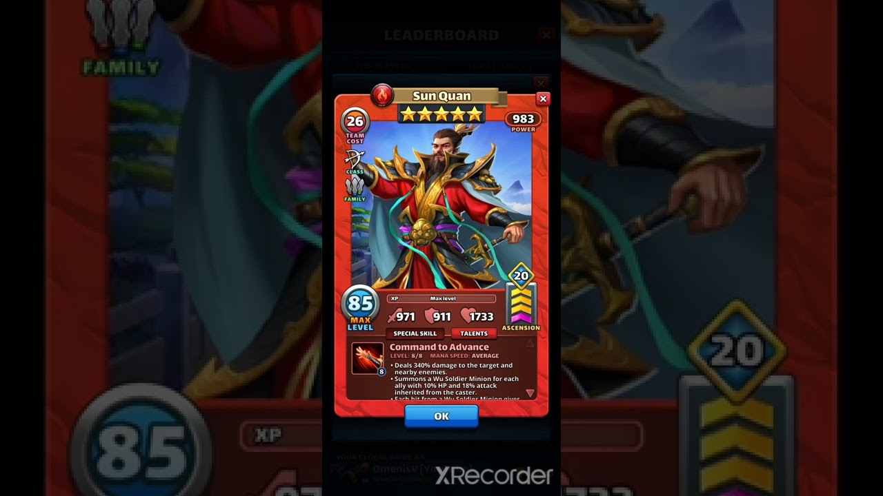 Empires and Puzzles Sun Quan Review Is He Good? - THREE KINGDOMS - Sun Quan Recenzja Czy Jest Dobry?