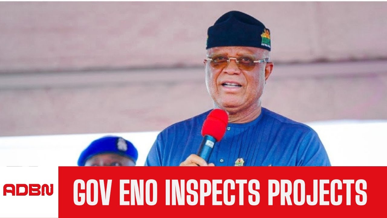 Governor Eno Inspects Oron Jetty Project