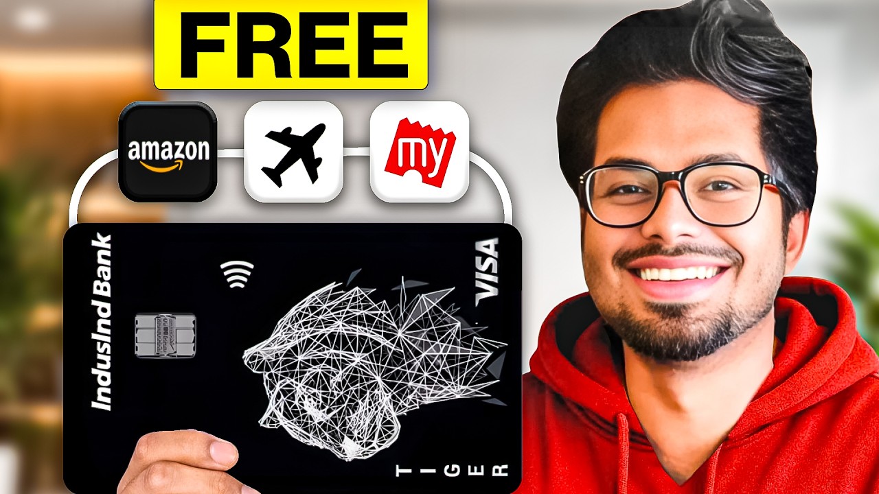 BEST Lifetime FREE Credit Card of 2026? Indusind TIGER Credit Card Review, Benefits, Apply, Lounge