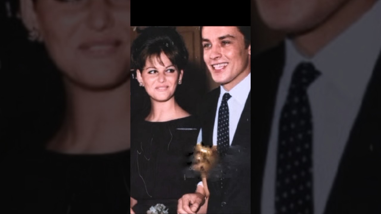 Alain DELON & Claudia CARDINALE. Young & happy