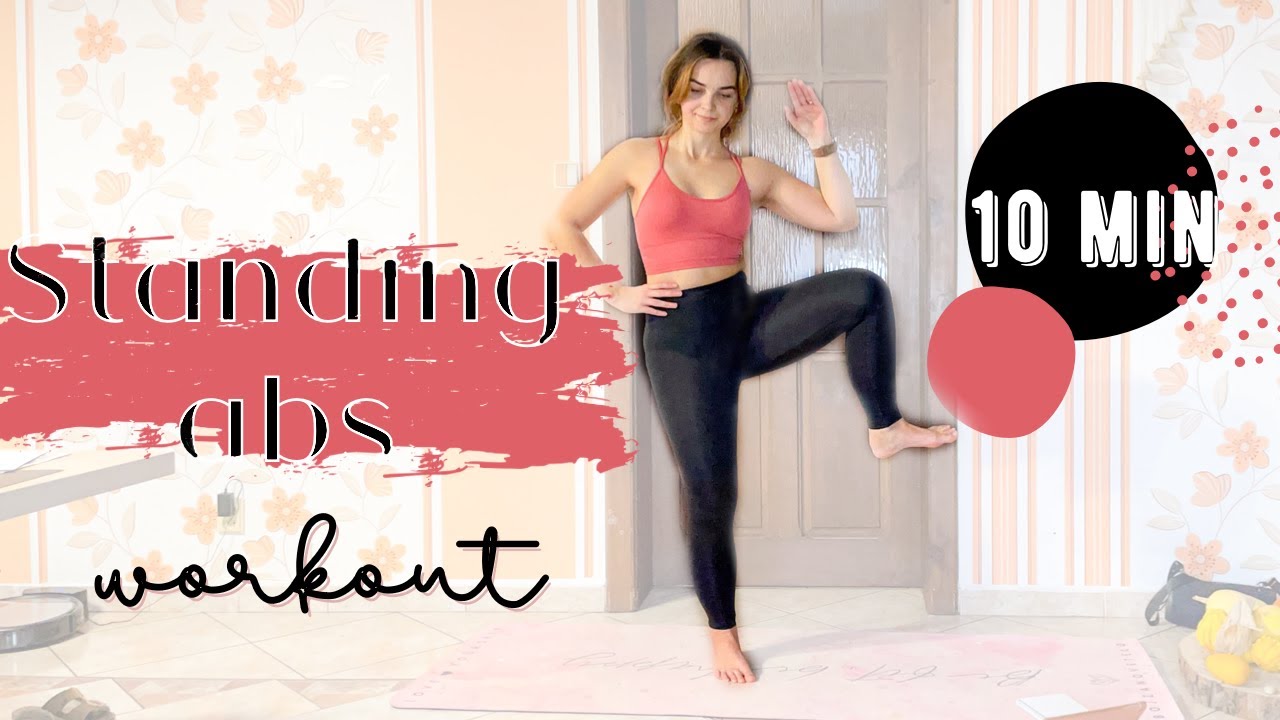 10 MIN STANDING ABS WORKOUT /  posílení břicha ve stoje / by Jenny Tailor