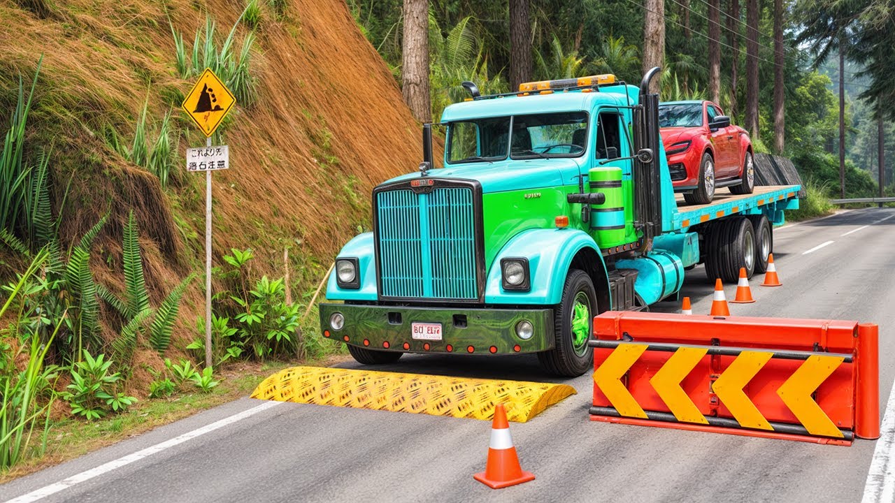 Trucks vs Speed Bumps SPECIAL #10 | BeamNG Drive | BNG-SpeedBump 🚧