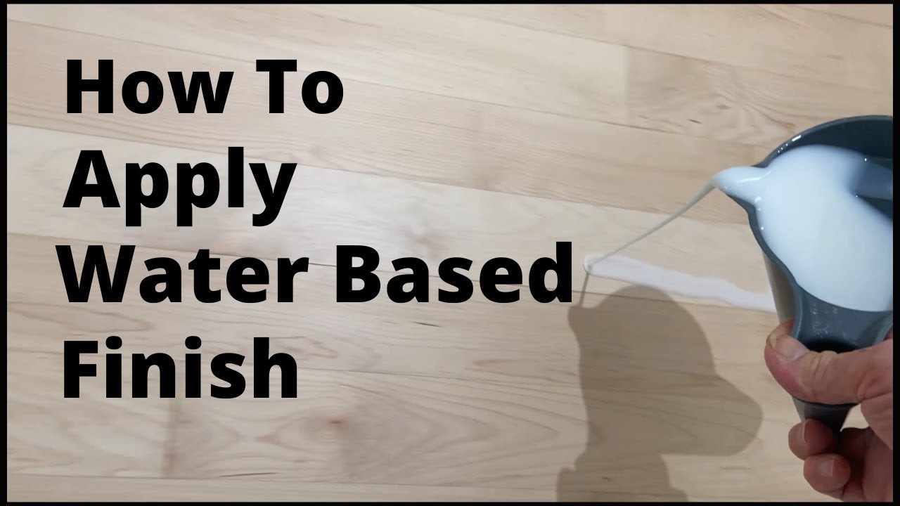 How To Apply Water Based Finish - 5000 Coats Experienced Pro Shows How - Loba (Ep#49)