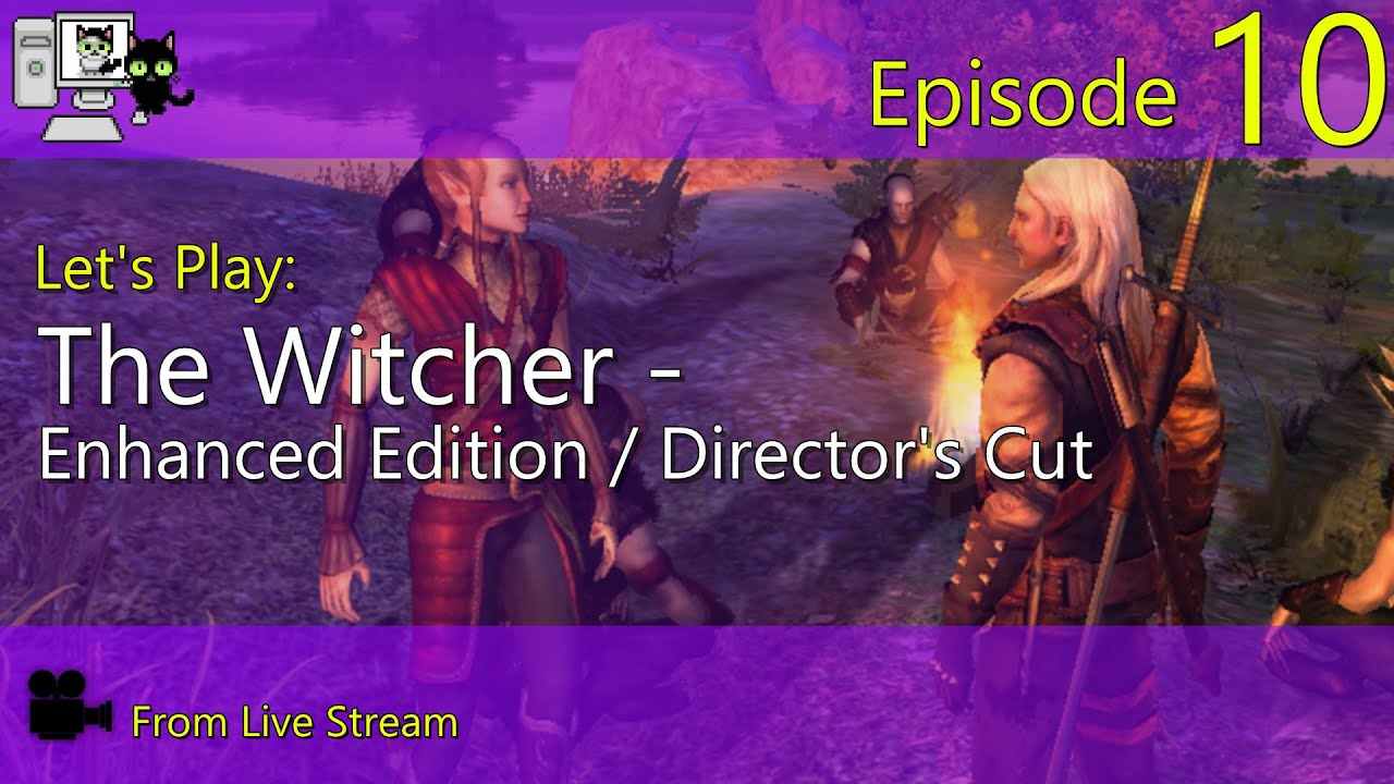 The Witcher 1 + First Looks - episode 10 (Live Stream)