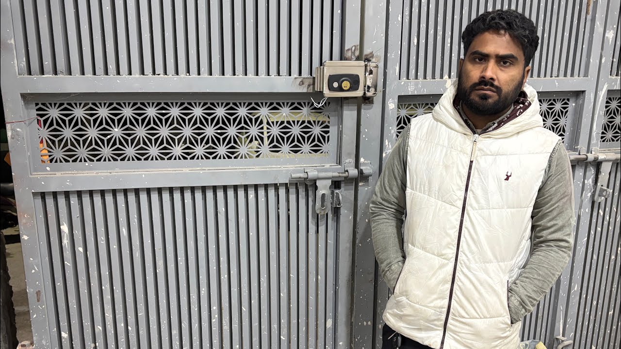 Yale Yel200sn electric door lock welding installation metal gate