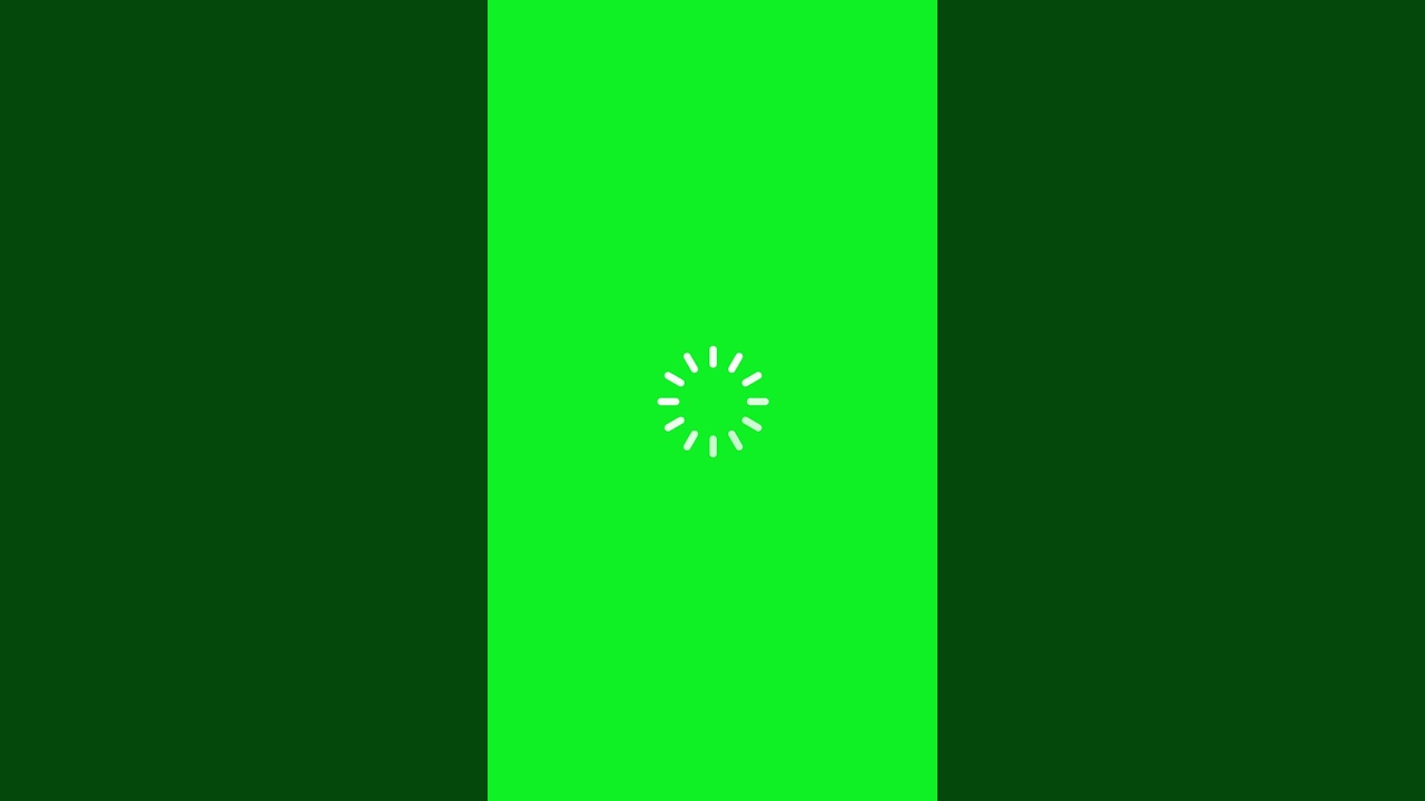 Efecto cargando chroma Key // Pantalla verde // Green screen #shorts