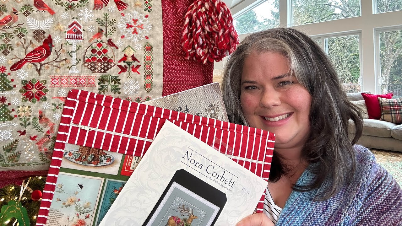 ￼Flosstube #3 (2023) Christmas Stitching, FFOs and New Years Plans