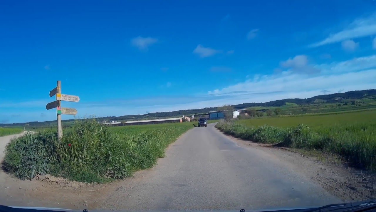 Cruzando Alcampell o El Campell
