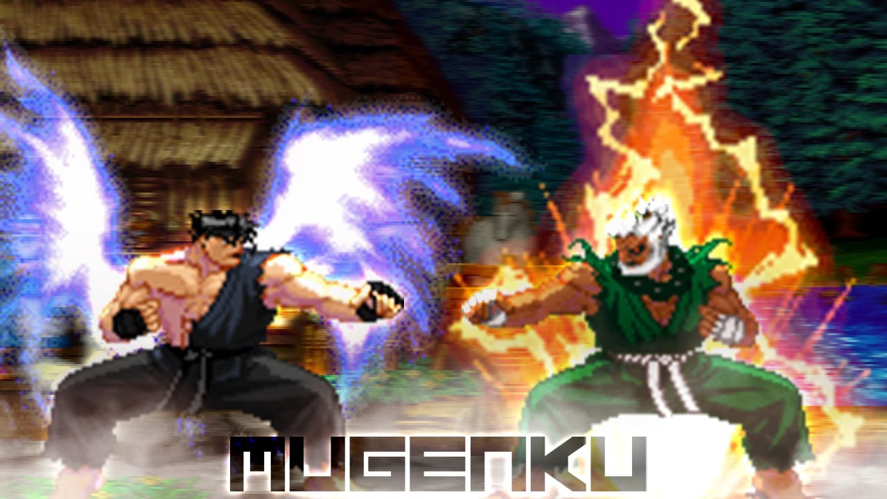 Ryuuken vs Shin Akuma. Street Fighter MUGEN Multiverse