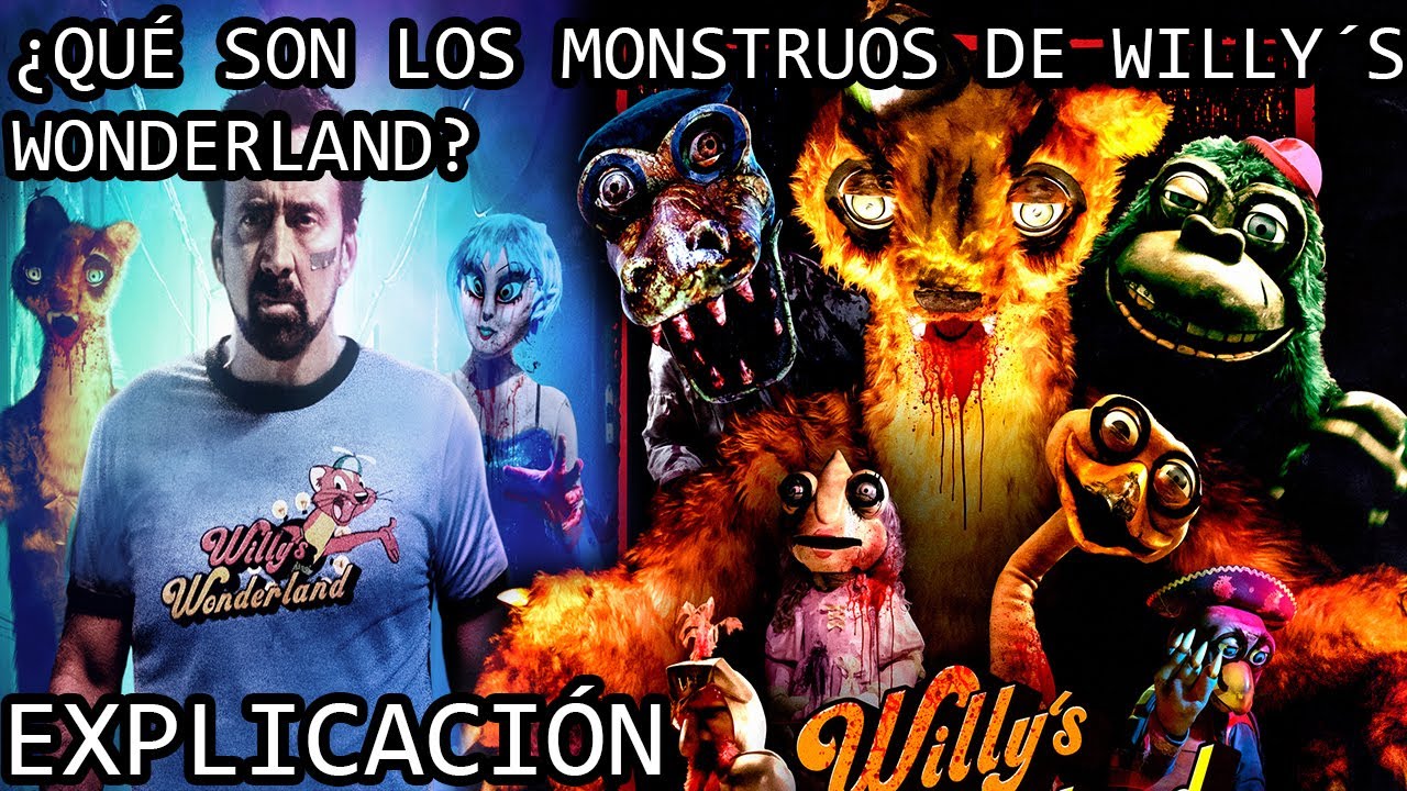 ¿Qué son los Monstruos de Willy´s Wonderland? | Los Animatronicos de Willy´s Wonderland Explicados