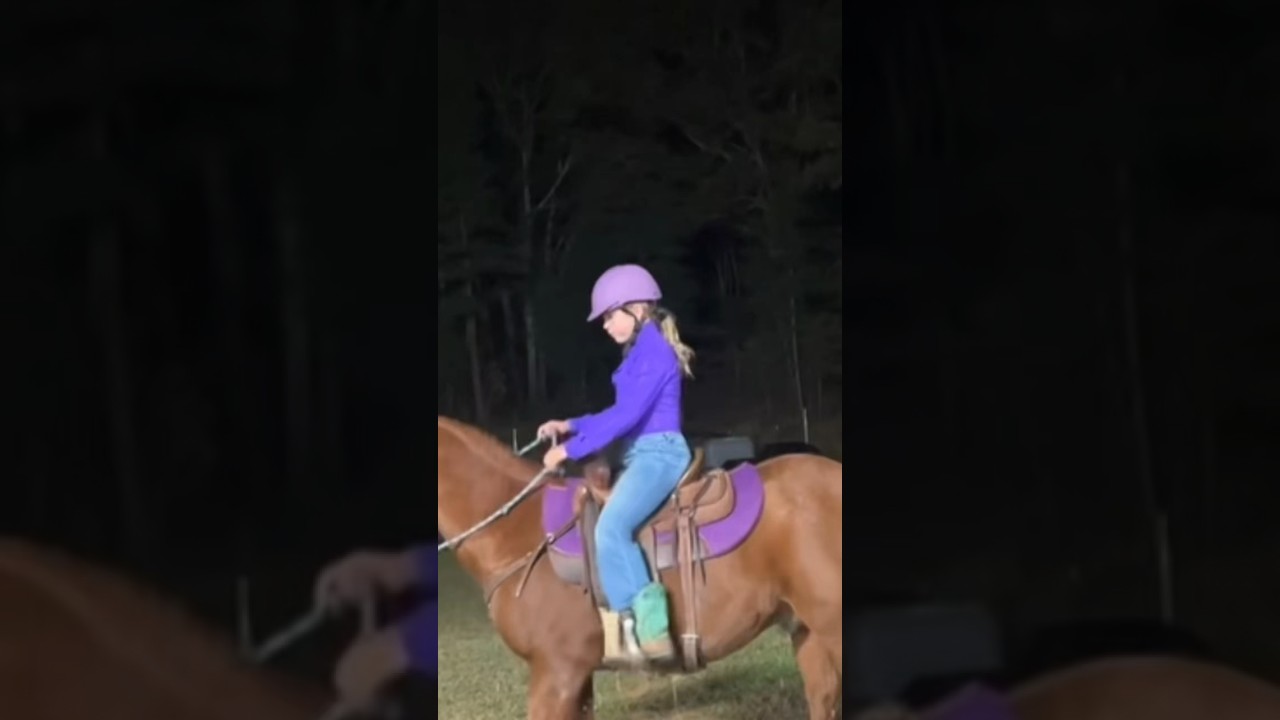 She did so good!!! (It was her first barrel race!) #barrelracing #horse #rodeo #fypシ