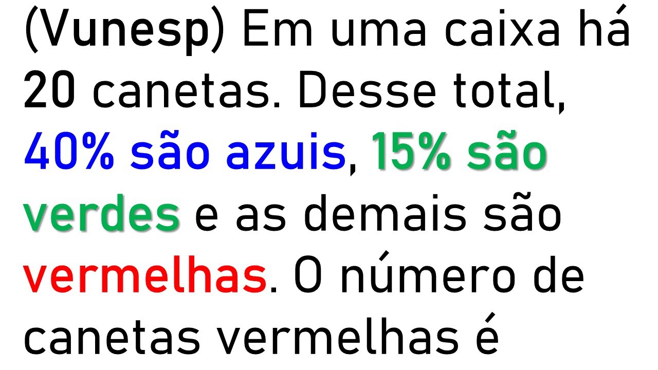 FÁCIL, TENTE NÃO ERRAR ❌ PORCENTAGEM VUNESP em 2026