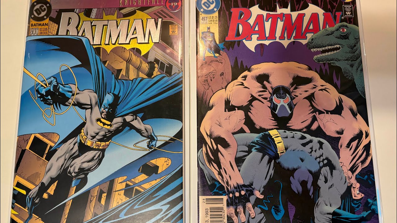 Batman Knightfall complete covers of 1993’s epic storyline!