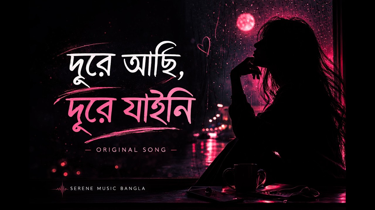 দূরে আছি, দূরে যাইনি | Calm Bengali Healing Song | Late Night Emotional Music
