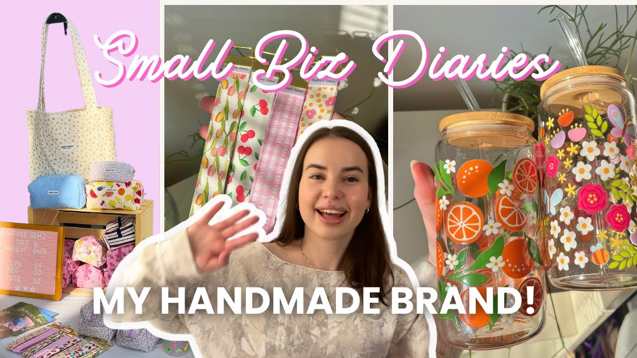 Running a Handmade Business | Markets, supply shopping and sewing product | Small Business Diaries