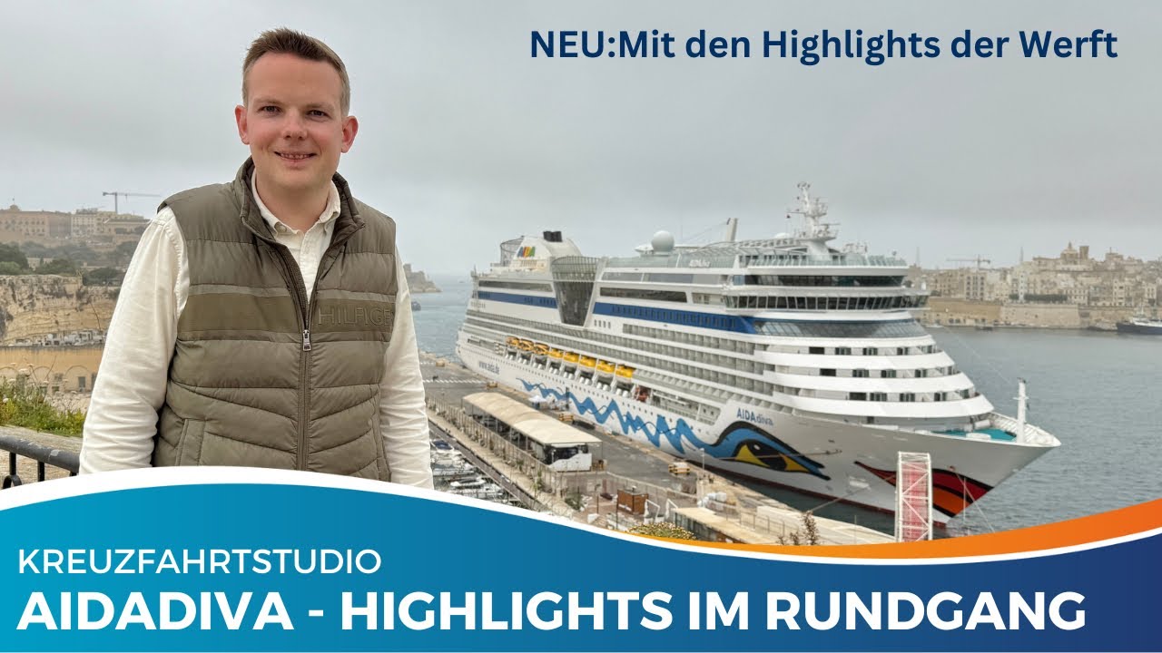 AIDAdiva nach der Evolution Renovierung: Highlights im Rundgang M&auml;rz 2025