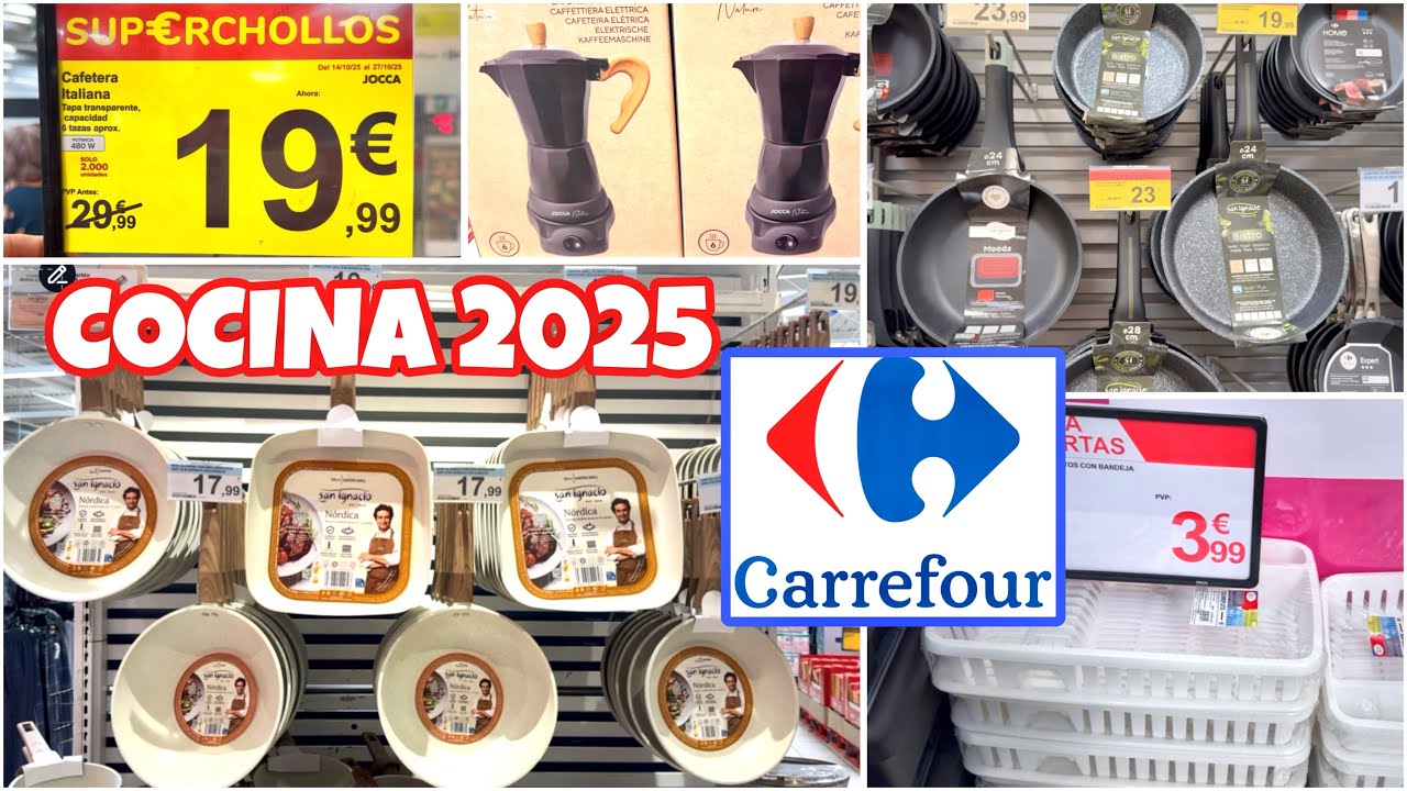 🔥&Uacute;LTIMAS NOVEDADES DE CARREFOUR COCINA, DECORACI&Oacute;N, sartenes, tazas / Nueva colecci&oacute;n OCTUBRE 2025