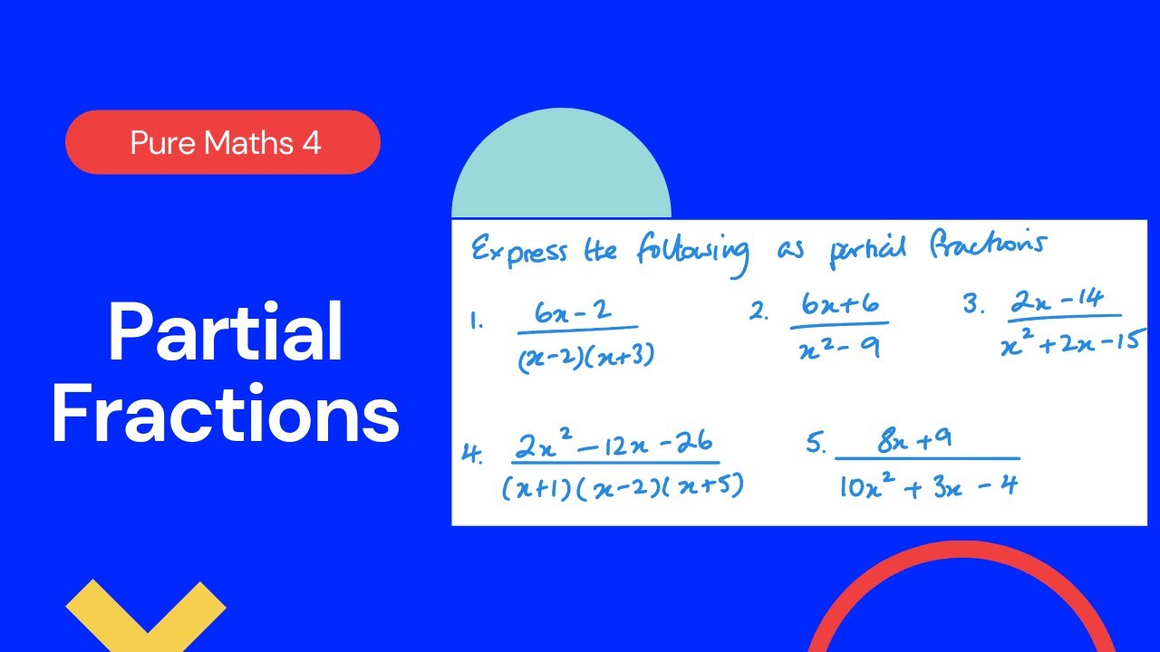 Простейшие дроби (Edexcel IAL P4 2.1)