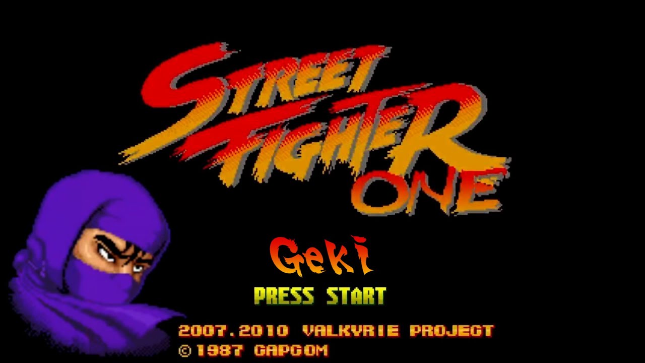 [PC] Street Fighter ONE (1987, 2010) (fans remake) - Geki