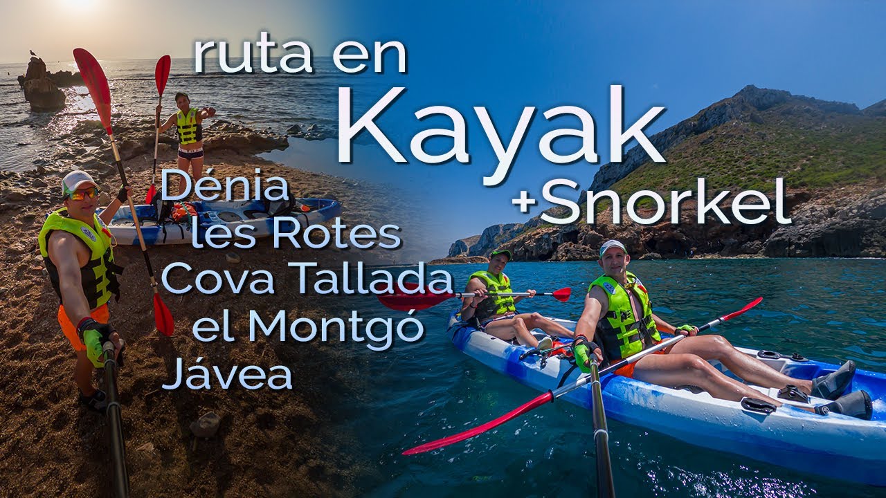 Ruta por Dénia, les Rotes, Cova Tallada, Jávea y el litoral del Parque Natural del Montgó en Kayak