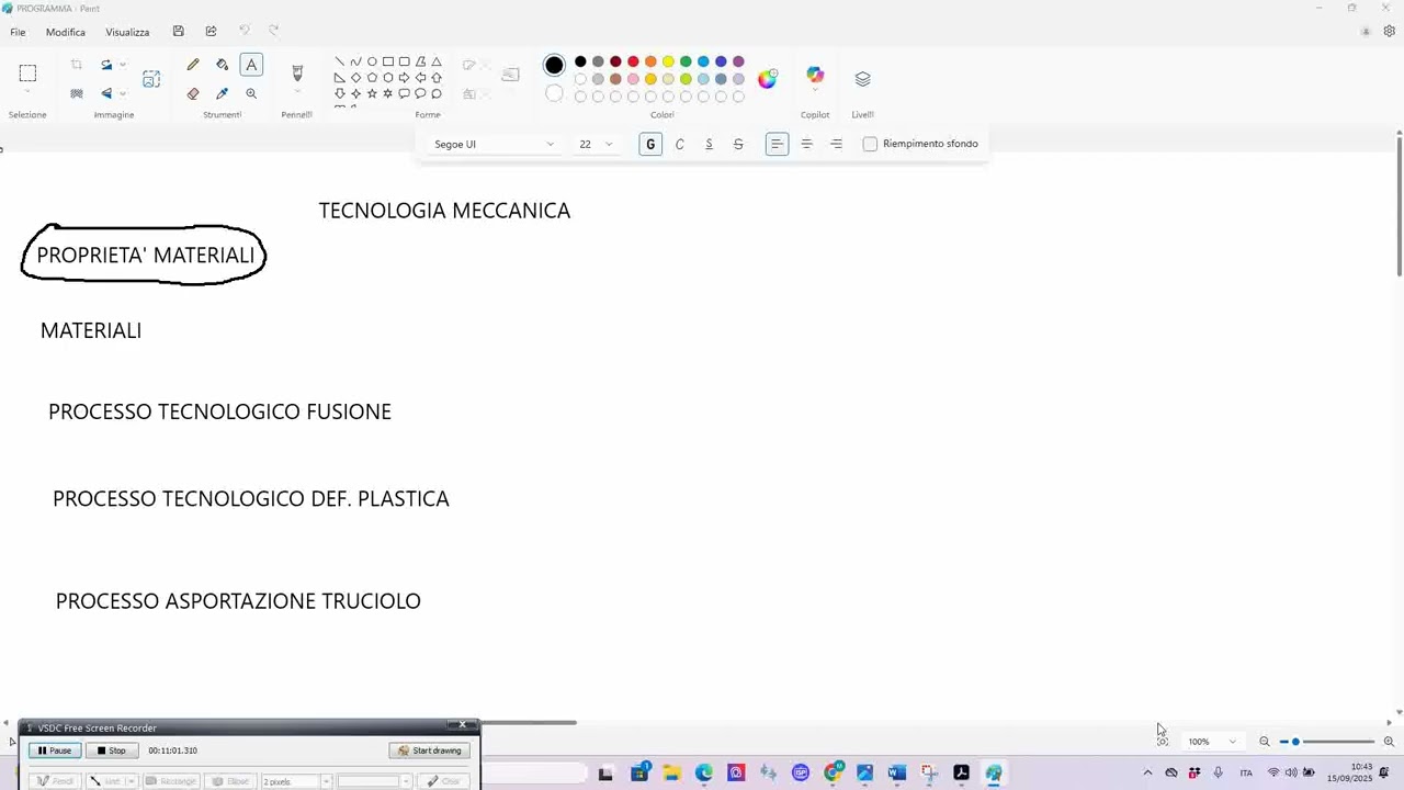 PROGRAMMA TECNOLOGIA