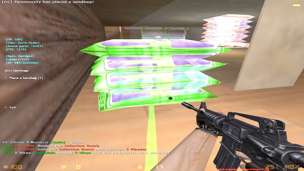 Counter-Strike: [GC] Zombie Plague - (AK-47 Golden) zm_GC_Dojo