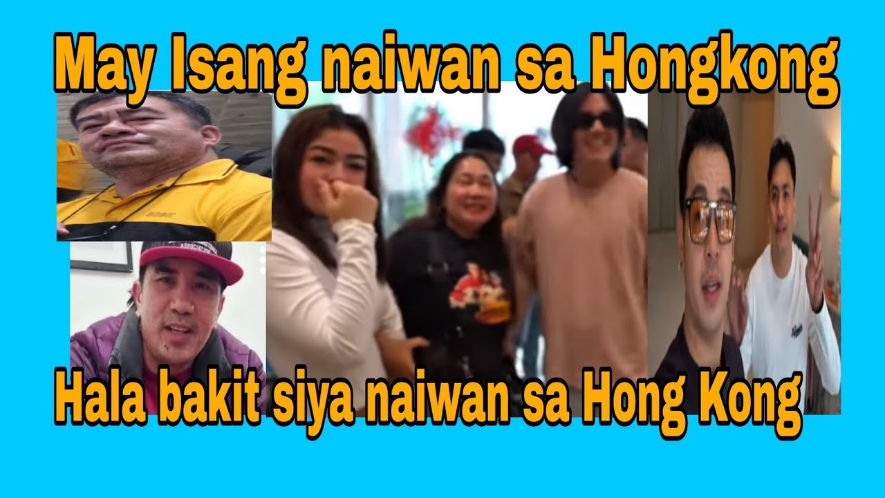 Hala..may Isang naiwan sa Hong Kong ano kaya Ang naging problema? kalingaprab#valsantosmatubang