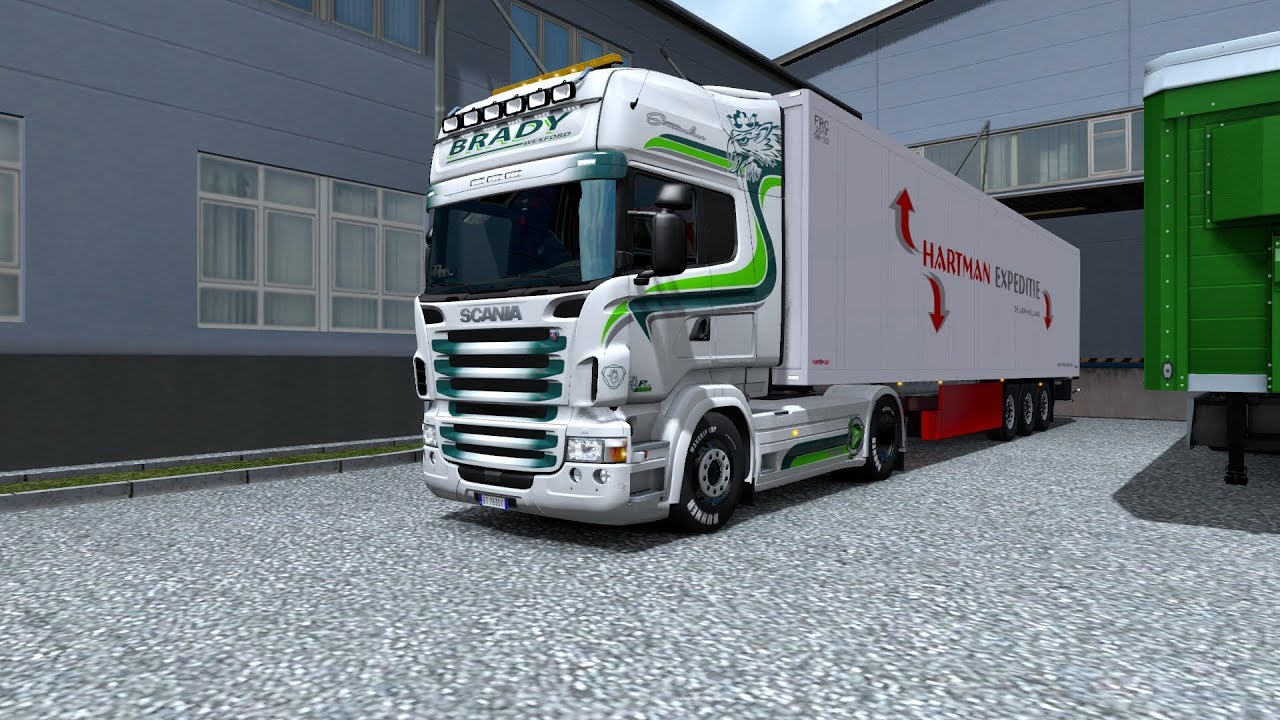 Euro Truck Simulator 2 Scania RJL V8 Sound