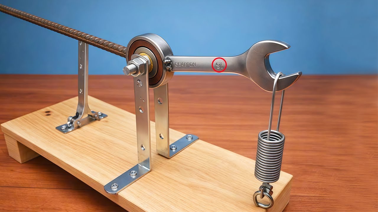 The strangest invention of mechanics, but the result is amazing.