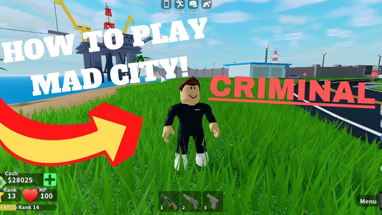 MAD CITY TUTORIAL! COMPLETE CRIMINAL/PRISONER GUIDE! (Roblox Mad City)