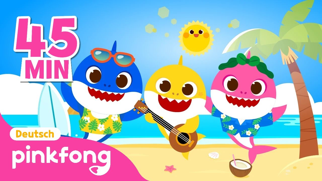 Mix - Der beste Sommer Kinderlieder☀️ | Baby Shark Deutsch | Pinkfong, Baby Hai! Kinderlieder