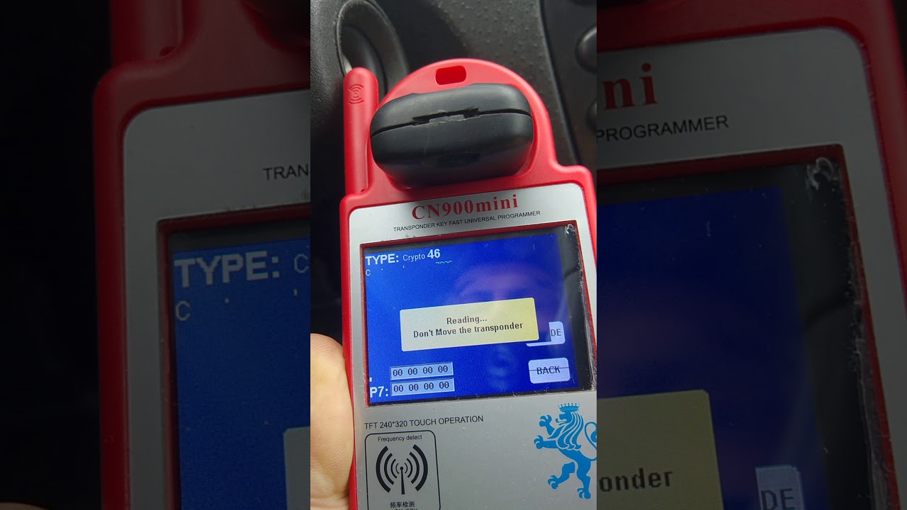 impossible de copier le transpondeur id46 avec cn900 mini
