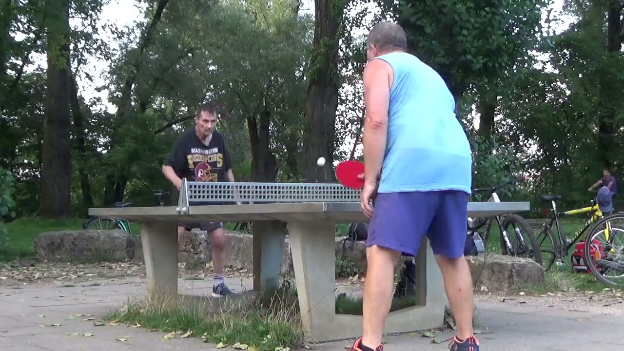 stoni Wladi REHA Table Tennis  Outdoor 20230816 Fuerth Stadtpark 4 Reinhard Steinbrecher stoniTV