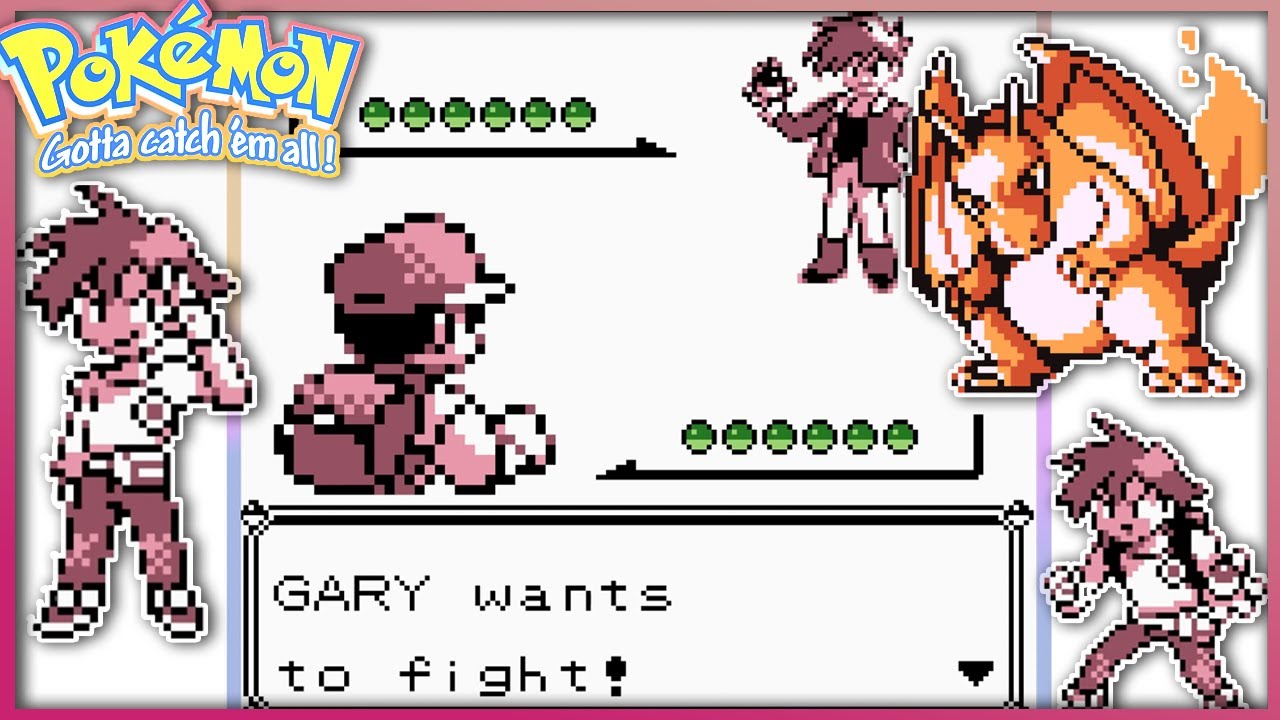 All Rival Gary Battles - Pokemon Red & Blue
