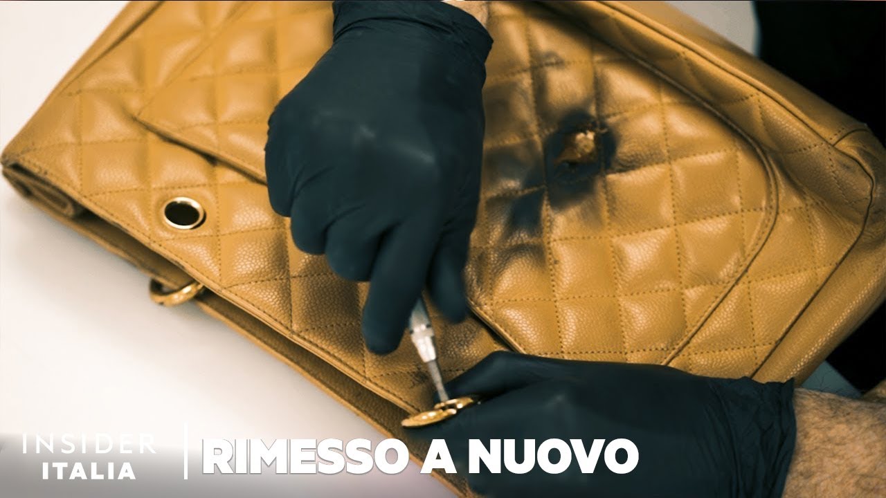 Come viene restaurata professionalmente una borsa Chanel da 3.000 $ | Rimesso a nuovo