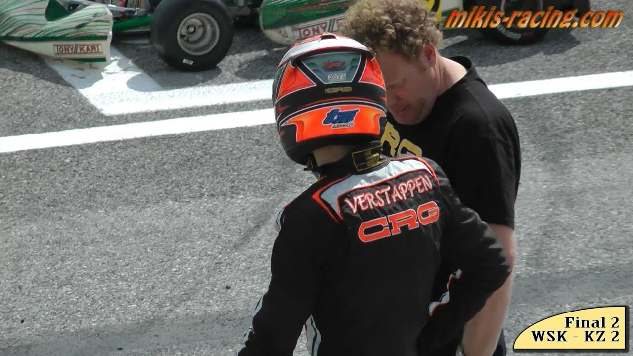 Max Verstappen Formula 1 Onboard Karting - WSK 2013 - Sarno - KZ2 - FINAL 2