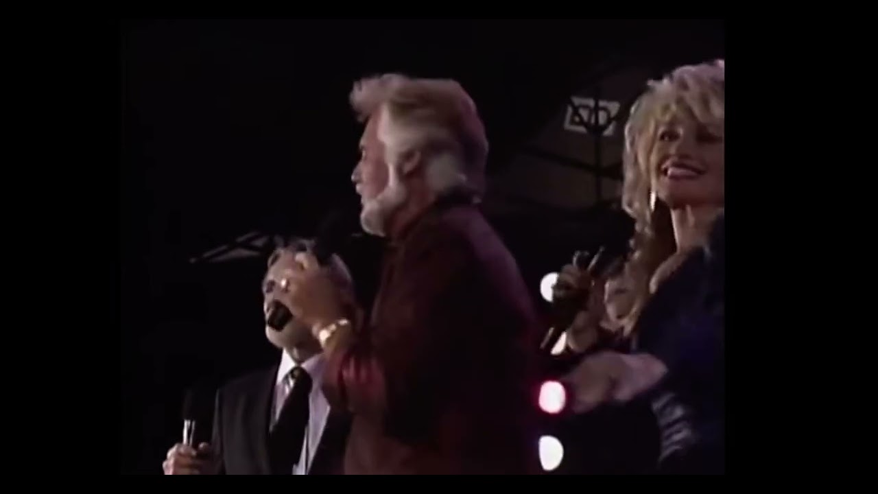 Lean on Me - Kenny Rogers, Willie Nelson and Dolly Parton - 1989