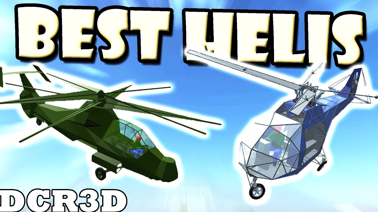 BEST HELICOPTERS! (DCR3D Best Creations) - Dream Car Racing 3D Gameplay Ep28