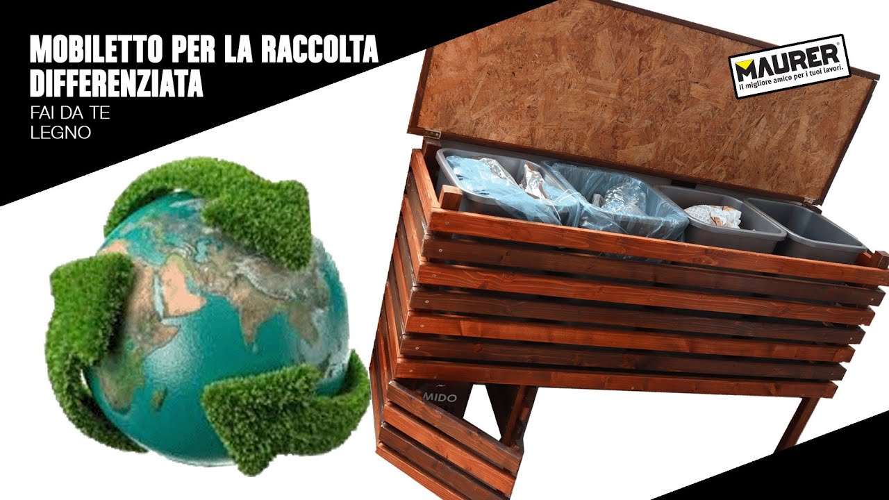 Come costruire un box grigliato per i mastelli della differenziata
