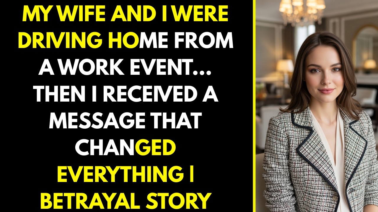 My Wife and I Were Driving Home From a Work Event… Then I Received a Message That Changed Everything
