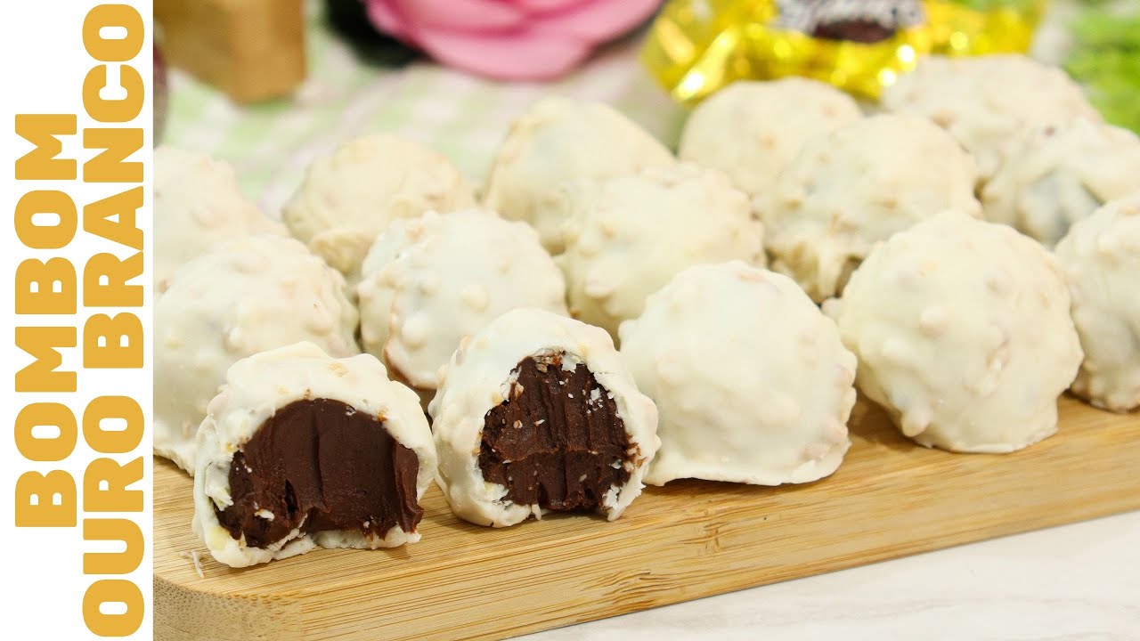 TRUFA OURO BRANCO: RECEITA FÁCIL E DELICIOSA PARA O DIA DAS MÃES!