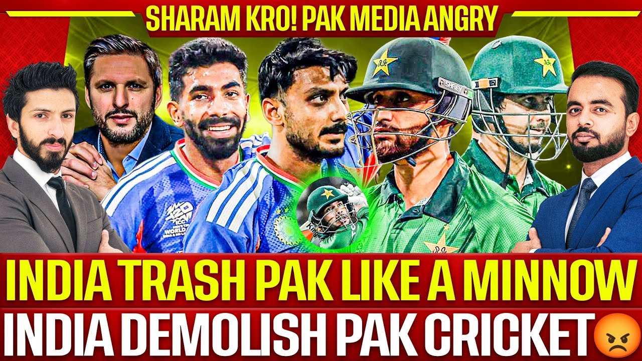 Sharam kro! India Trash Pak Like a Minnow, Pak Media Angry | Ishan Demolish Pak 😡| Pak 114 All Out😱