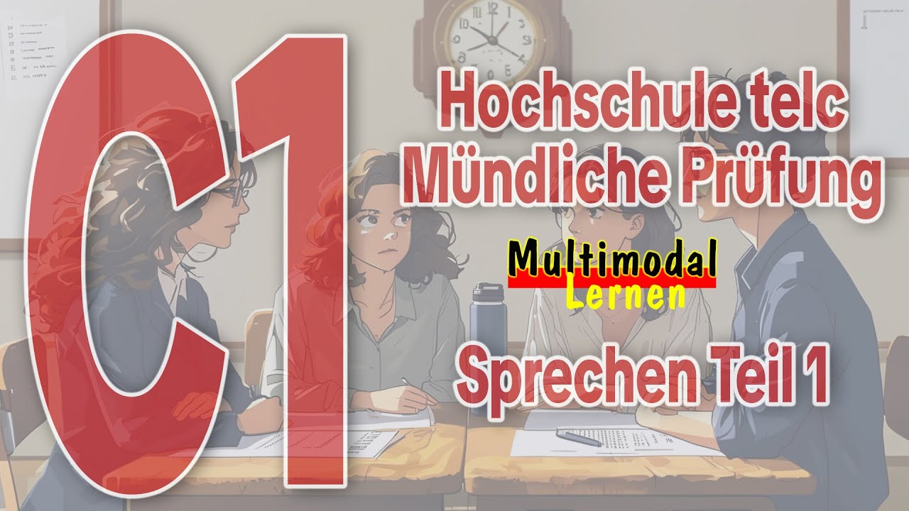 Simulation telc C1 Hochschule  Sprechen Teil 1a und 1b I Nebenjobs im Studium